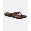 Chinelo Para Esporão E Fascite Flat Agapanto - Preto / Preto