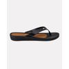 Chinelo Para Esporão E Fascite Flat Agapanto - Preto / Preto