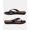 Chinelo Para Esporão E Fascite Flat Agapanto - Preto / Preto