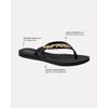 Chinelo Hibisco - Preto
