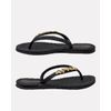 Chinelo Hibisco - Preto