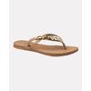 Chinelo Hibisco - Taupe