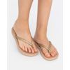 Chinelo Matricária - Gold / Taupe
