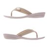 Chinelo Flat Orquídea - Areia
