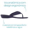 Chinelo Flat Orquídea - Preto