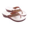 Chinelo Anabela Tulipa - Caramelo