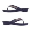 Chinelo Anabela Tulipa - Preto