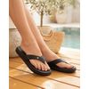 Chinelo Flat Íris - Preto