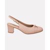 Sapato Slingback Salto Médio - Rose