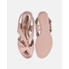 Sandália Slingback Anabela Floralis - Ouro