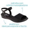 Sandália Anatômica Jasmim - Preta