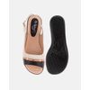 Slingback Jasmim Rasteira - Off White