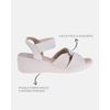 Sandália Anabela Papoula - Off White