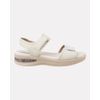 Sandália Velcro Camélia - Off White