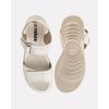 Sandália Velcro Camélia - Off White