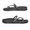 Papete Feminina Flatform Confortável - Soft Preto / Onix
