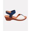 Sandália Verbena - Off White / Marinho