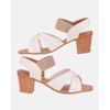 Sandália Versilia Salto Grosso - Off White