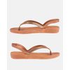 Sandália Flat Agapanto - Bronze / Caramelo