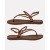 Sandália Hibisco - Bronze / Moca