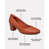Sapato Social Feminino Magnólia - Ocre