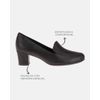 Loafer Salto Bloco Magnólia - Preto
