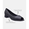 Peep Toe Margarida - Preto
