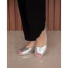 Peep Toe Margarida - Prata