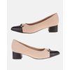 Scarpin Salto Baixo Jade - Marfim