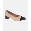 Scarpin Salto Baixo Jade - Marfim