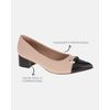 Scarpin Salto Baixo Jade - Marfim
