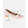 Scarpin Salto Baixo Jade - Off White