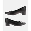 Scarpin Salto Baixo Jade - Preto 