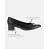 Scarpin Salto Baixo Jade - Preto 