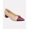 Scarpin Salto Baixo Jade - Fendi / Vinho