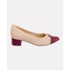 Scarpin Salto Baixo Jade - Fendi / Vinho