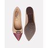 Scarpin Salto Baixo Jade - Fendi / Vinho