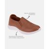Slip On Ortopédico Violeta - Caramelo