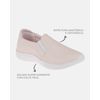 Slip On Ortopédico Violeta - Off White