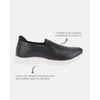 Slip On Ortopédico Violeta - Preto