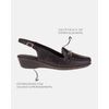 Slingback Mule Lírio - Preto