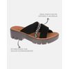 Tamanco Cravo - Preto / Silver