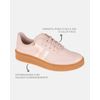 Tênis Flatform Calêndula - Off White - Ouro Light