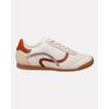 Tênis Casual Retrô Aster - Off White / Ocre