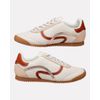 Tênis Casual Retrô Aster - Off White / Ocre