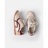 Tênis Casual Retrô Aster - Off White / Vinho