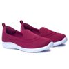 Tênis Slip On Ultra Leve Amaranto - Bordô