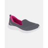 Slip On Begônia - Grafite / Fucsia
