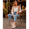 Tênis Ortopédico Maricá - Off White / Caramelo