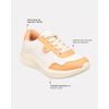 Tênis Ortopédico Maricá - Off White / Caramelo